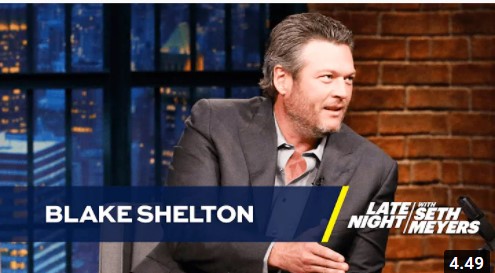 SHEFANI_News's tweet photo. Blake Shelton - Interview on 'Late Night with Seth Meyers'. Blake Shelton's Singing Did Not Impress Kelly Clarkson (11.02.2017) @blakeshelton @gwenstefani #Shefani #Gwake @kellyclarkson @sethmeyers @LateNightSeth https://t.co/h2Ii8hXJIw https://t.co/ULF37bDwKe