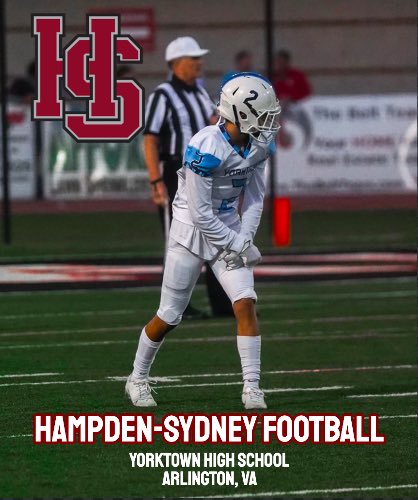 Mason_C_2's tweet photo. Excited to announce my commitment to play football at Hampden-Sydney College!
#rolltigers🐅

@dilloncostell01 
@LindellStone 
@HSC__FOOTBALL https://t.co/sMka6NwrzQ