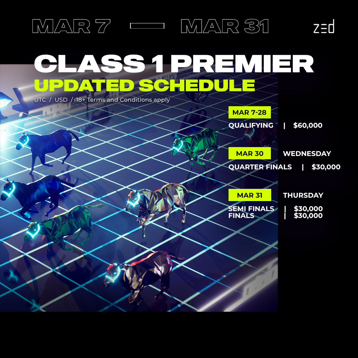 zed_champions's tweet photo. Another $140,000 and another week to qualify for the Class 1 Premier.

Enter a daily tournament: https://t.co/xkDuOZMO9z

Learn more about the Class 1 Premier: https://t.co/0g8WwCyoSx https://t.co/MEFcYsOl50
