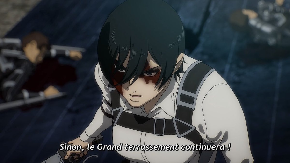 LouuPrtt's tweet photo. Jean serai prêt à tout pour ses amis c l’un des meilleurs perso d’snk 
L’amitié Mikasa/Annie !!! Omd elles sont toutes les deux aussi incrr #MAPPA #ShingekiNoKyojinTheFinalSeasonPart2 
SPOIL EP83 S4P2 ⚠️⚠️⚠️
.
.
.
.
.
. https://t.co/rCE9JlqVGS