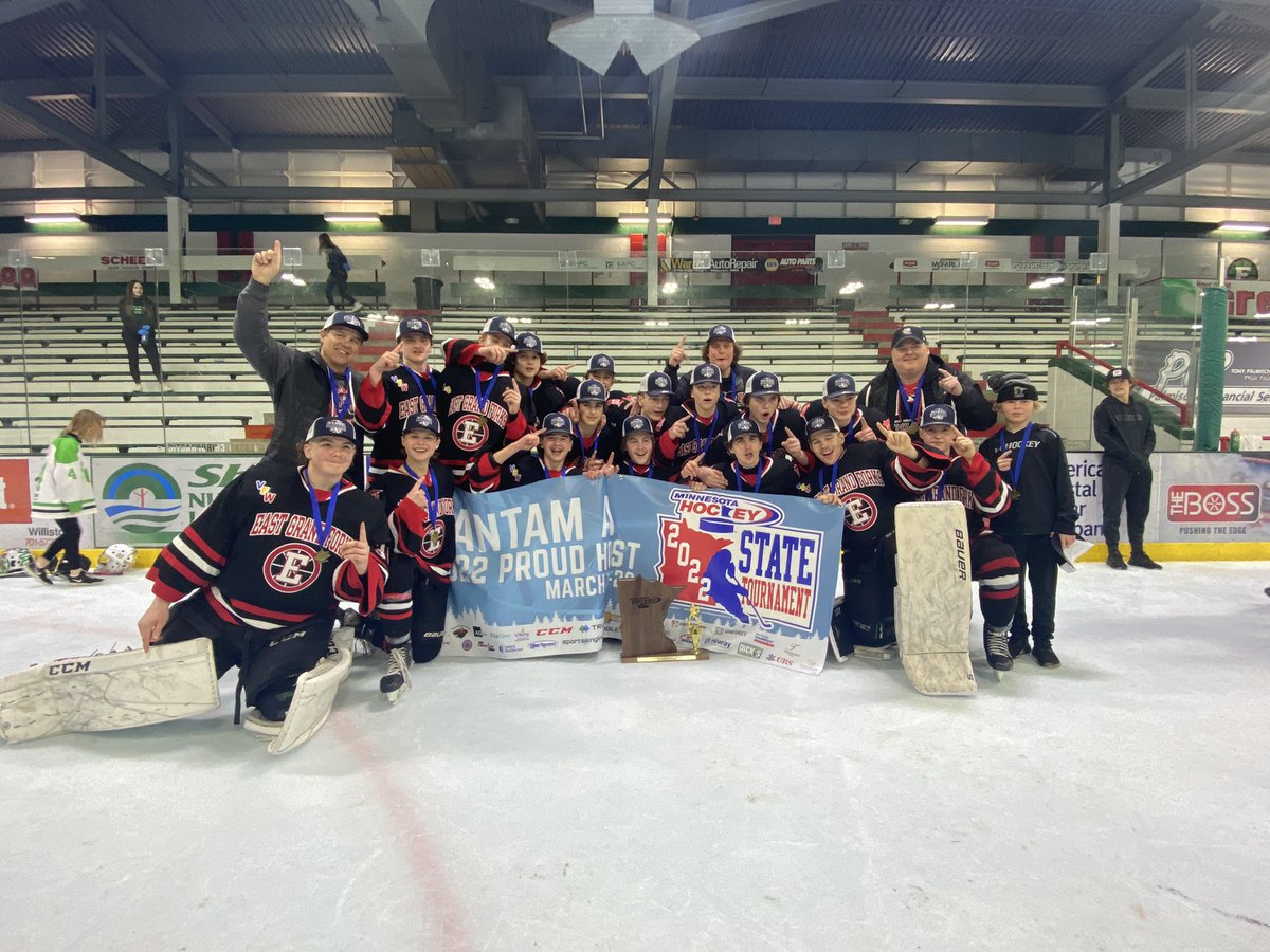 bantamastate's tweet photo. Congrats to EGF VFW Bantam A on winning the Bantam A State Championship! Final score: 7-0 over @NLYHA https://t.co/idSYbGUuIO