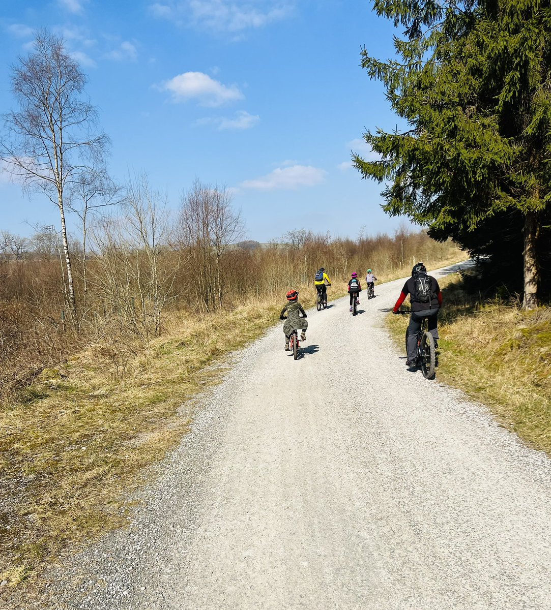 Flying the <a href="/ActiveCdale/">Active Calderdale</a> flag at <a href="/GFBTrails/">Gisburn Bike Trails</a> today
