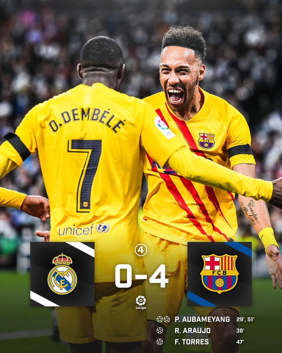 433's tweet photo. History has been made in Xavi’s first ever Clásico 🔵🔴 https://t.co/vlRiRFpuqJ