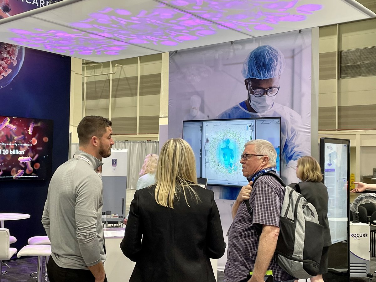Aerobiotix's tweet photo. Doors are open at #AORN2022 and already there's a buzz! Stop by booth #7349 to learn how you can elevate your air!
#Aerobiotix #ultracleansurgery #cleanair https://t.co/CwDwsZwF0M