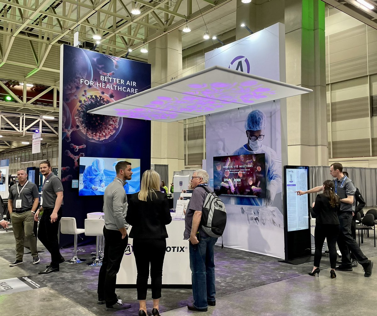 Aerobiotix's tweet photo. Doors are open at #AORN2022 and already there's a buzz! Stop by booth #7349 to learn how you can elevate your air!
#Aerobiotix #ultracleansurgery #cleanair https://t.co/CwDwsZwF0M