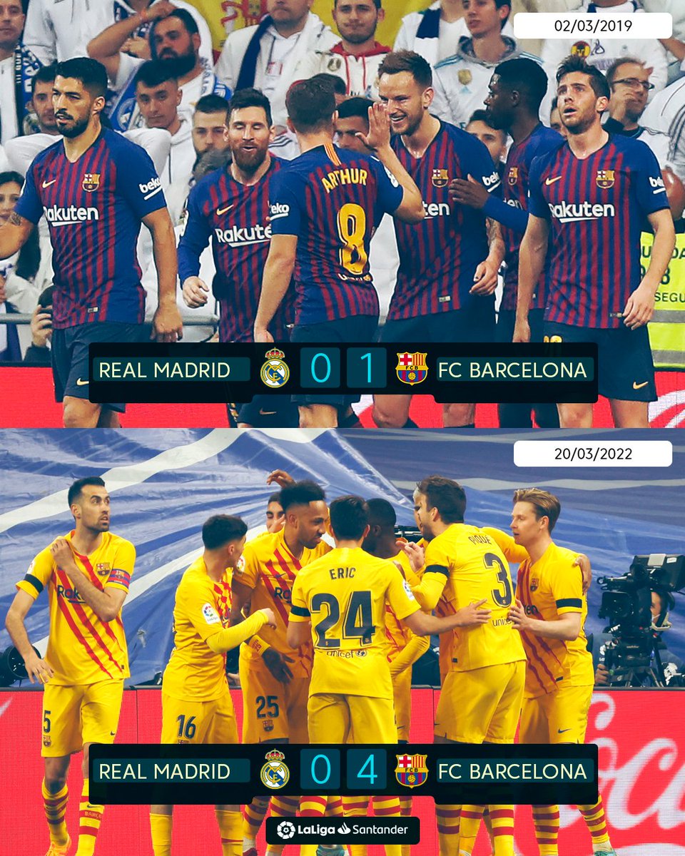 ¡El <a href="/FCBarcelona_es/">FC Barcelona</a> vuelve a llevarse la victoria en #ElClásico! 🔙✨

#LaLigaSantander