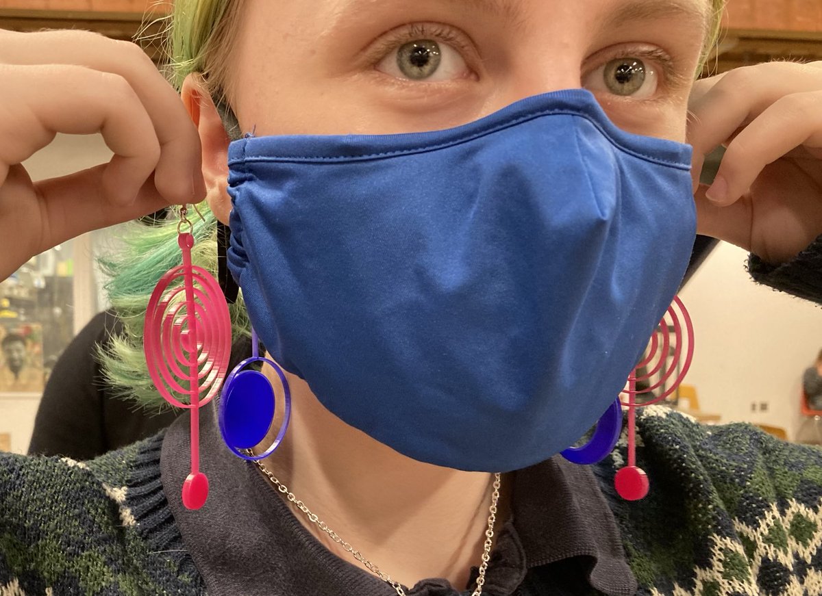 mountain_makers's tweet photo. Love these acrylic earrings made using #TurtleArt and #coding in #skillset at UNCA #makingmath https://t.co/QJnVeDvLq8