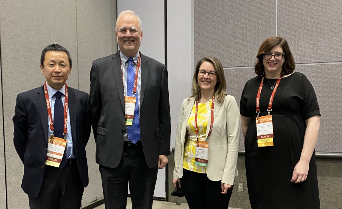 Thank you to our moderators Dr. Daniela Allende and Dr. David Klimstra (now Past President!) as well as our speakers Dr. Yoh Zen and Dr. Elizabeth Thompson! #PBPS  #USCAP2022