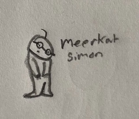 Always on look out for danger and food. One of the first characters in my series #SimonTheNFT #MeerkatSimon #NFTs