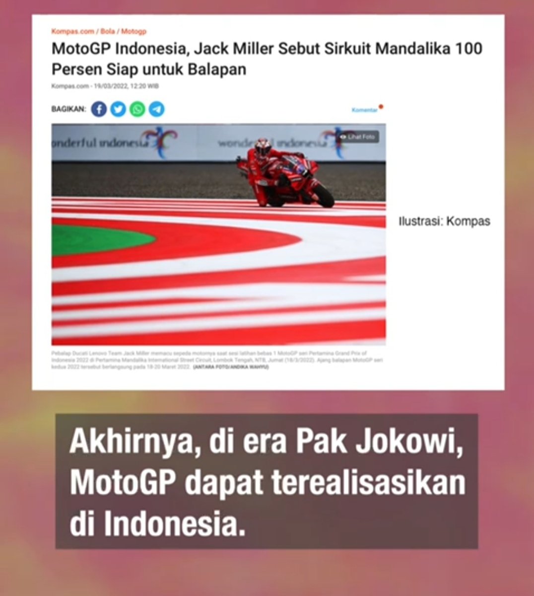 Poc116's tweet photo. #ProudOfMandalika #MandalikaBikinBangga https://t.co/32UKzj8Q4Z