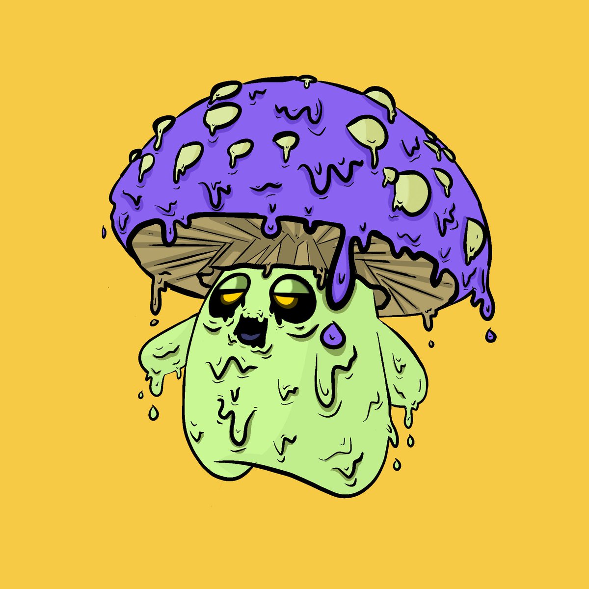 Giving away this beautiful Mutant Mushie to 1 Lucky Winner. To qualify: 

✅Follow me &amp; @phunkyfungi
✅Like, RT, Tag 3 Frens
✅Make a positive tweet with #mushlove 

Giveaway ends in 24 hours. Go, Go, Go!🚀🍄

#nft #nftgiveaway