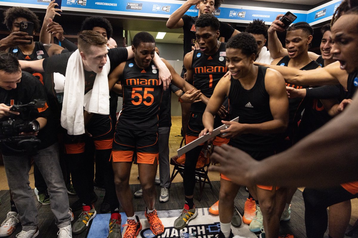 Miami Hurricanes (@miamihurricanes) on Twitter photo HOW BOUT THEM CANES!!!!!!!!!!
No. 10 <a href="/CanesHoops/">Canes Men’s Basketball</a> takes down No. 2 Auburn 79-61 to advance to the Sweet 16!!! HOW BOUT THEM CANES!!!!!!!!!!
No. 10 <a href="/CanesHoops/">Canes Men’s Basketball</a> takes down No. 2 Auburn 79-61 to advance to the Sweet 16!!!