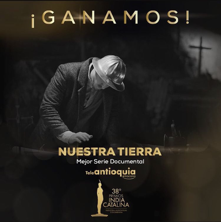 mp4pro's tweet photo. ¡Ganamos!
“Nuestra Tierra, Memoria Pendientes”, realización integral de #mp4pro, ganador de mejor Serie Documental en los #PremiosIndia2022
¡Muchas gracias a todo el equipo de producción y a @Teleantioquia por la confianza.
#Acerquémonos https://t.co/5x3uoxCqeL
