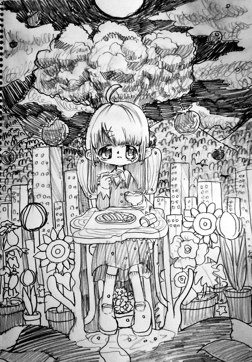 絵柄がゴロゴロ変わりますが今は鉛筆でゴリゴリ描くのにハマッています。

#春の創作クラスタフォロー祭り 
#三連休はフォロワーさんが増える 