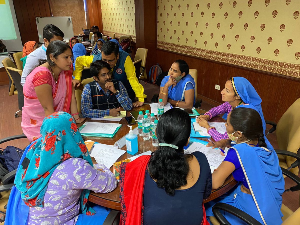 NIPICU's tweet photo. @nhm_rajasthan and @nirogi Government Of Rajasthan committed to ensure #DirectBenefit Transfer to the Front line worker #ASHA: State Level Consultation with ASHAs on DBT.@NIPICU will part of the initiative as per the guidance by the state @nhm_rajasthan @RajGovOfficial https://t.co/bkCnMn7Qly