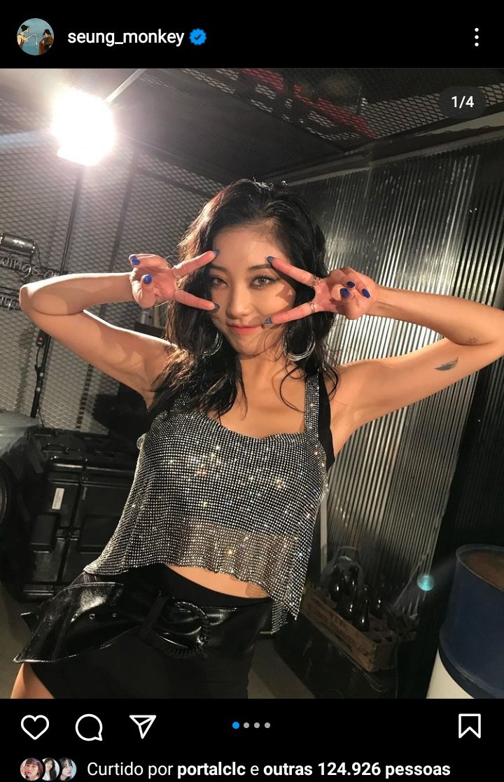 SeungyeonBR's tweet photo. [📈] Com 124,9k de curtidas, o último post de Seungyeon comemorando os 7 anos do CLC e falando sobre sua saída da CUBE, se tornou o post mais curtido em seu perfil!!!

#CLC #씨엘씨 #SEUNGYEON @CUBECLC https://t.co/uFXcr3H86N