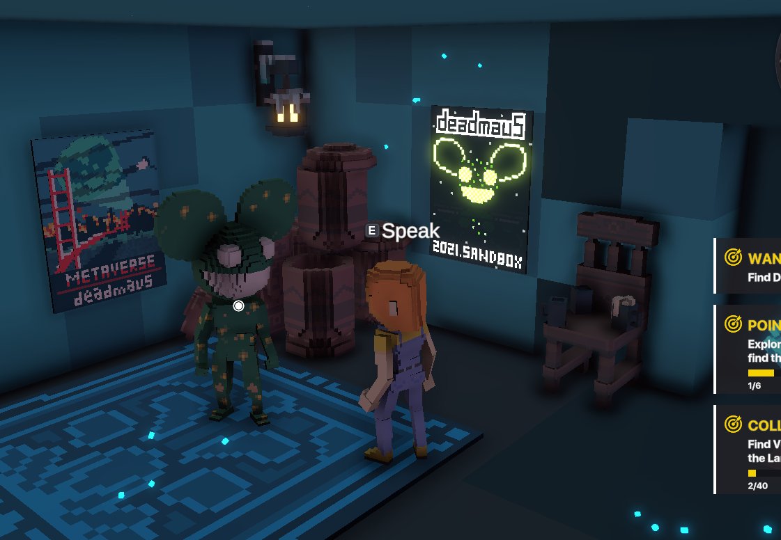 BrandyJ0y's tweet photo. @TheSandboxGame @deadmau5 I just participated in the daily #SandboxAlphaS2Contest for a chance to earn up to 1,000 $SAND! Starting March 17 - Selfie with Deadmau5. Check out my screenshot below!
👇 #SandboxAlphaS2 https://t.co/8HjScW6UFP