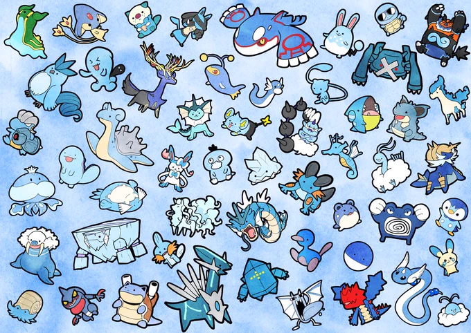 #三連休はフォロワーさんが増える 
最近描いてるのポケモンばかりです 
