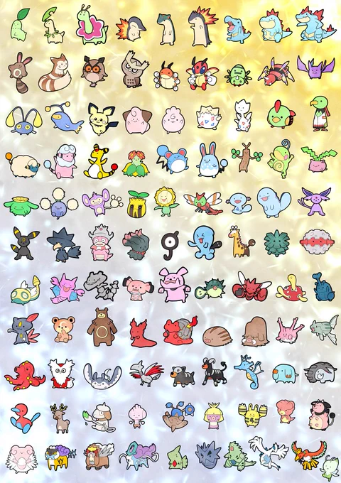 #三連休はフォロワーさんが増える 
最近描いてるのポケモンばかりです 