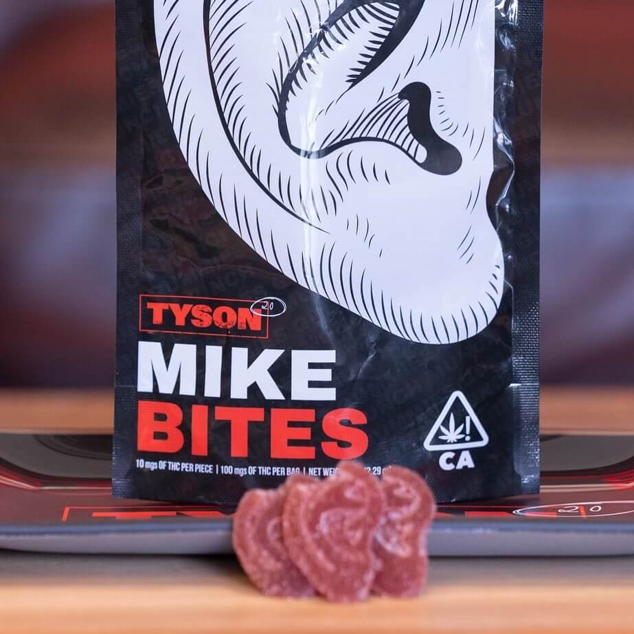 dvesean's tweet photo. It was 25 yrs ago (1997), but remember when Mike Tyson bit the top off of Evander Holyfield's ear in a WBA Heavyweight Championship fight?

OK, Mike Tyson has just launched a cannabis-infused edible, shaped like Evander Holyfield's ear w/the top bitten off called:

Mike Bites. https://t.co/SlHyRHt9xM