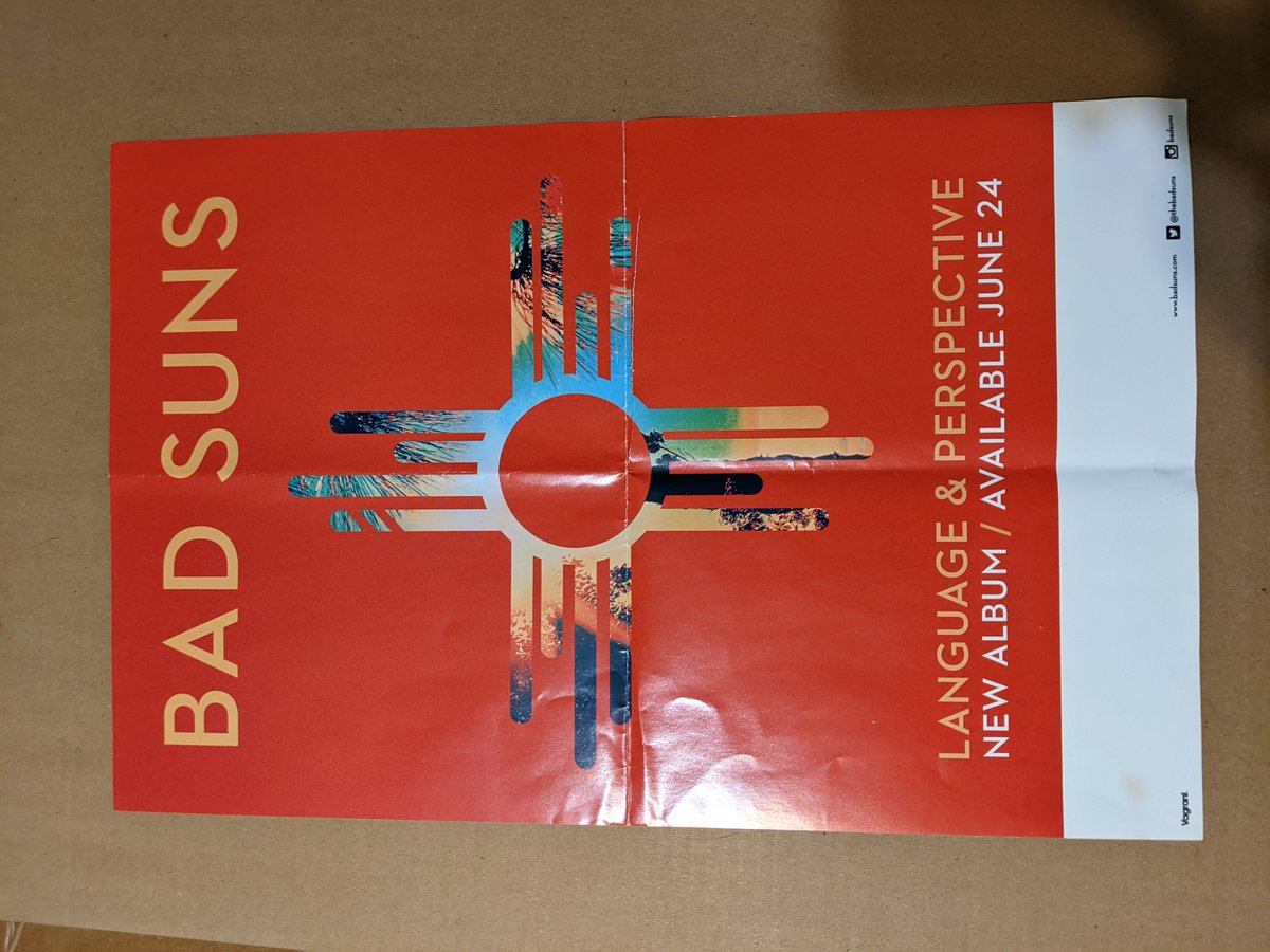 uuL_nyloraC's tweet photo. Found a little @badsuns throwback while packing tonight https://t.co/YNxEXHYUUA