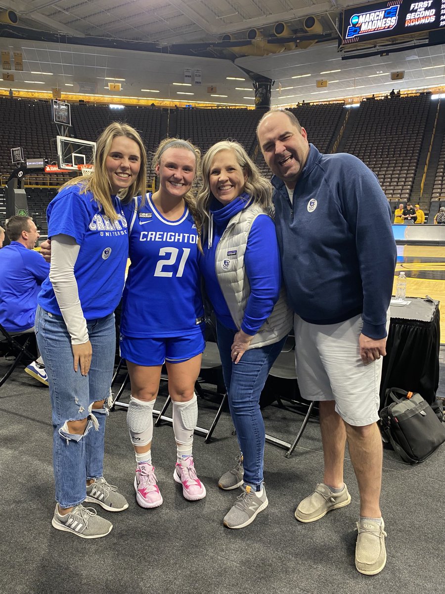 Such an exciting day watching ⁦<a href="/Molly_Mogensen/">Molly Mogensen</a>⁩ and team beat Iowa today!!! So happy for you Chip!! No go kick butt in NC!!💙⁦