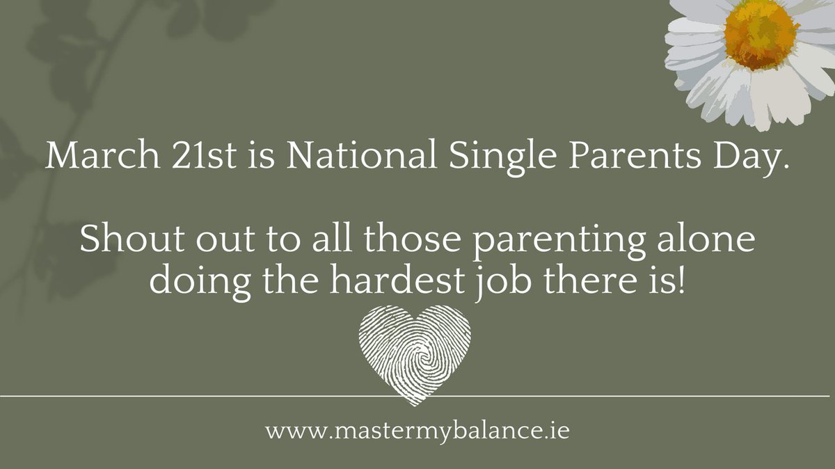 MastermyBalance's tweet photo. As a single parent I know first hand how difficult it is to raise children alone. To all those in a similar position, lean in on as many supports as you can to get you through the toughest job there is #singleparentstrength #mastermybalance #regainfinancialcontrol https://t.co/schGBw6TFt