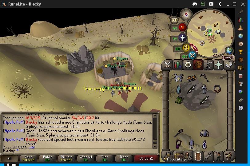 ApolloPvm's tweet photo. As if we haven't shown enough of the clan's magic RNG...
Check out this tbow pull that happened recently in Apollo! ๐ซ
Wanna be the next clan member to share a drop like this? Join Apollo PvM via the links below and make sure you're a part of the luck๐
#OSRS #ApolloPvM https://t.co/97Qa0SnknO