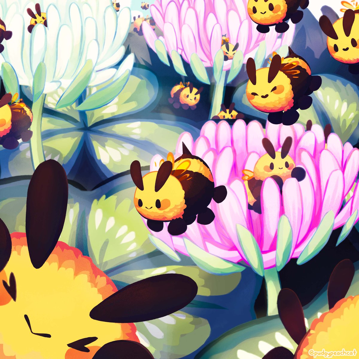 pudgypeachcat's tweet photo. Happy First Day of Spring! 🐝🌸☘️ https://t.co/BsV03ArG2e