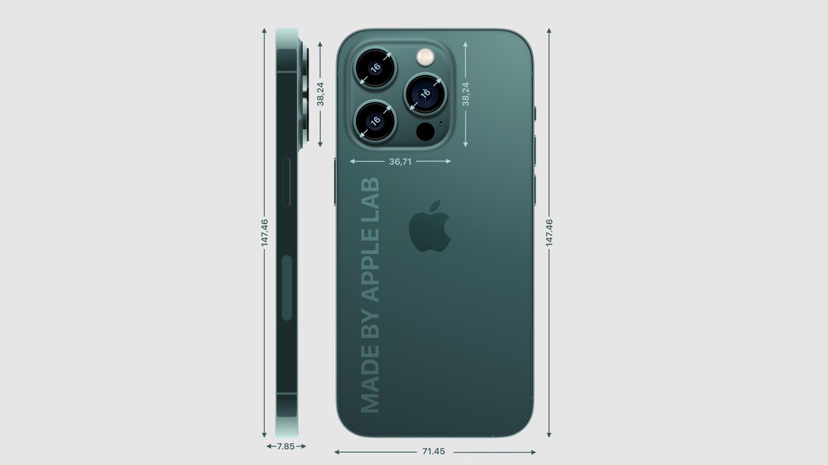 aaple_lab's tweet photo. iPhone 14 Pro dimensions and other concepts…
made by @aaple_lab | Concept based on CAD files

#iPhone14Pro #aaple_lab #concept #leaks https://t.co/dMbKMt1mGC