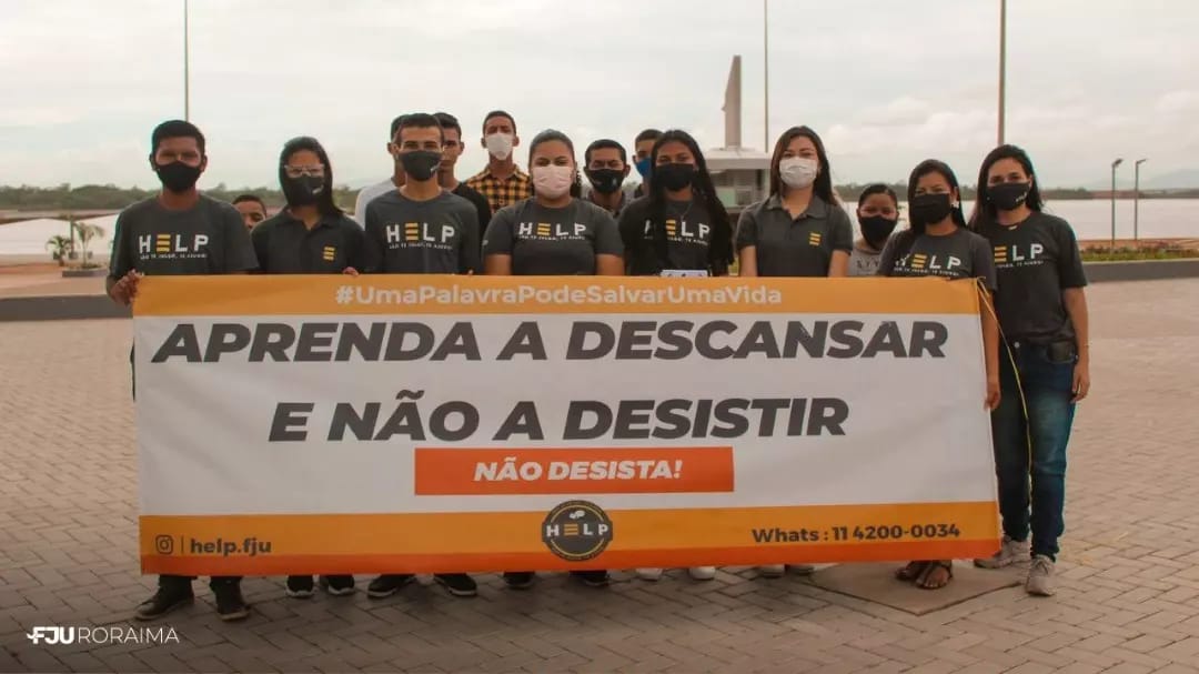 fjuroraima's tweet photo. Na manhã deste sábado (19), os voluntários do projeto Help foram às ruas para levar uma palavra de superação. Confira um pouco da ação 😉🔝 #HELP #FJURR #VemPraFju https://t.co/z0z9JFuUD3