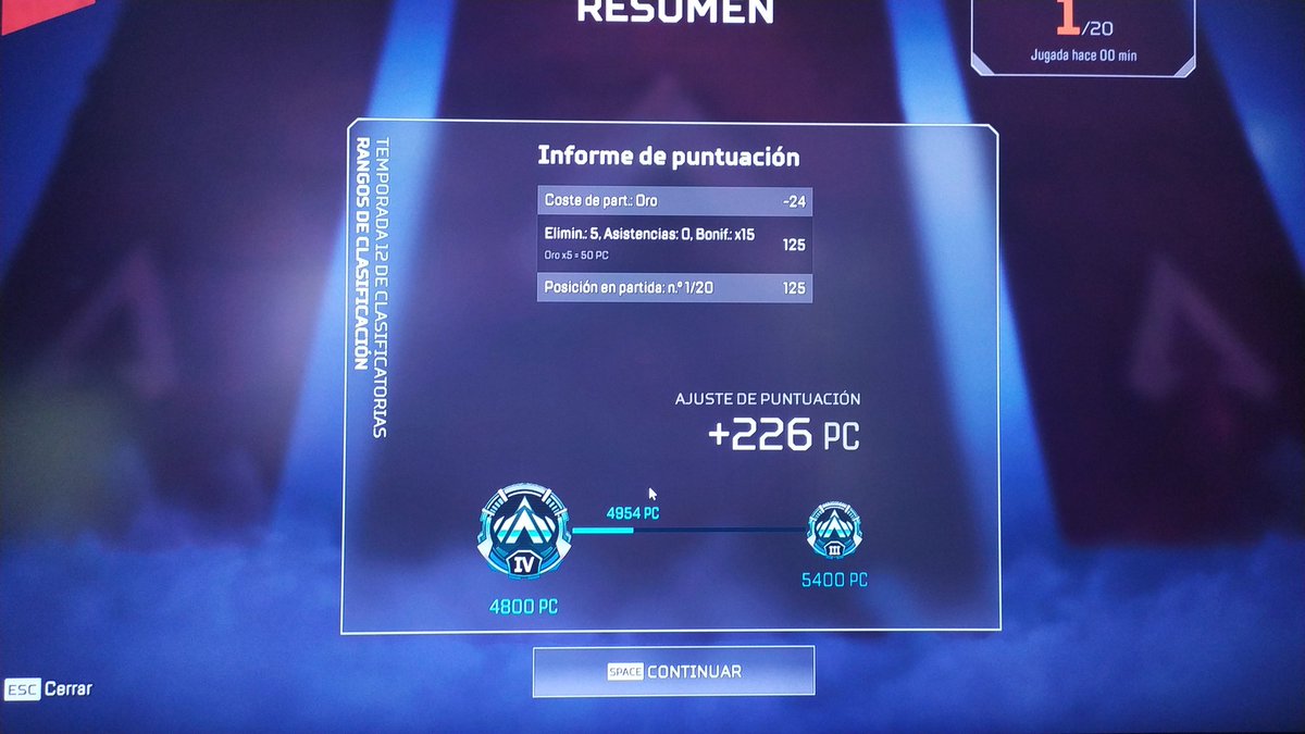 danmg14's tweet photo. Después de manquear por 3 años al fin platino :'''v https://t.co/w29GZo3g29