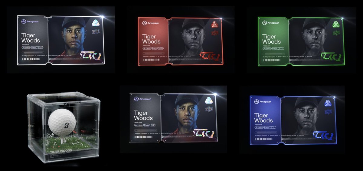 gretzbro's tweet photo. @TigerWoods fans should consider scooping these #NFT passes before @TheMasters week. I’m locked and loaded. @Autograph ⛳️ 🔥 ⛳️ 🔥 https://t.co/qw1ncGYBO3