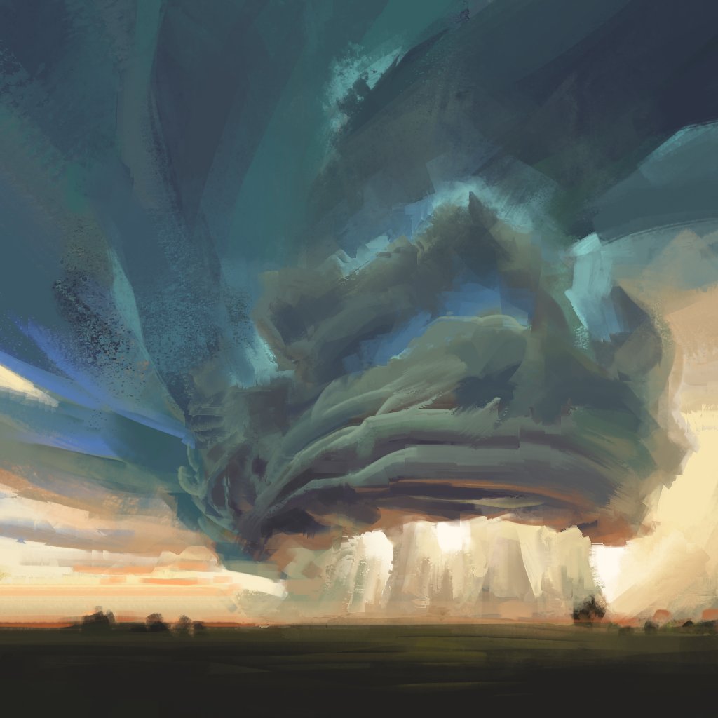 Spoodie8's tweet photo. 16-19/30 Daily Painting Studies! Been busy this weekend but still managed to get my daily does of study in! went full cloud mode this weekend 🌤️☁️🌧️🌩️

#clouds #paintingoftheday #digitalart https://t.co/yRKk0vYg4W