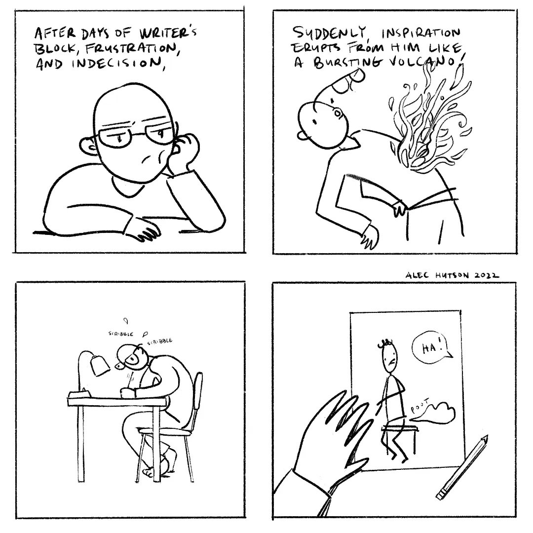 Hey #WritingCommunity i wrote a #WEBTOON about overcoming writers block! Hope it helps 🙏