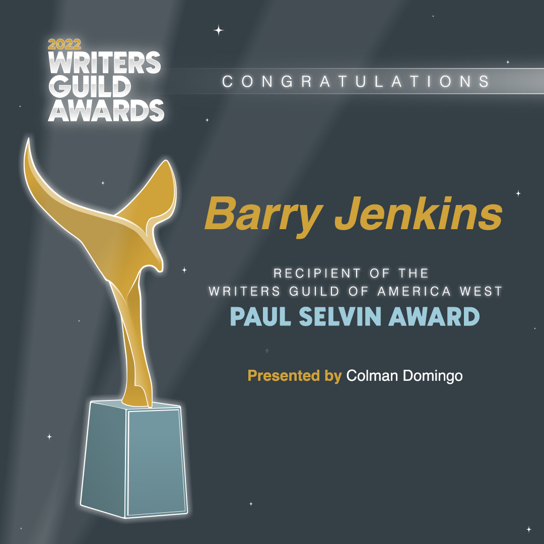 ✒️✨🏆  Congratulations to the 2022 #WritersGuildAwards Paul Selvin Honoree <a href="/BarryJenkins/">Barry Jenkins</a> for the episode “Chapter 9: Indiana Winter” of #TheUndergroundRailroad
