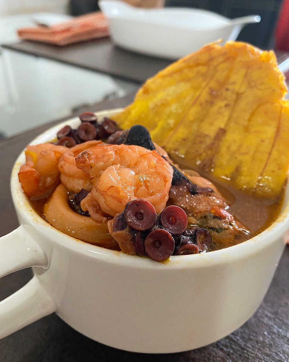 Asopado de mariscos Sucrence. Sabor Venezolano y Caribeño.
