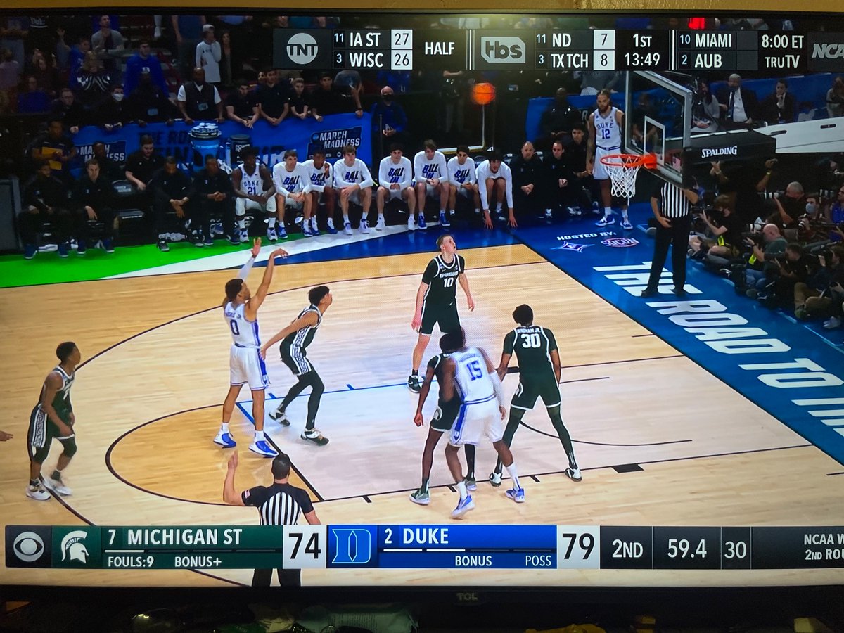 alanrosalesPhD's tweet photo. Let’s go #Duke!
#DUKEvsMSU https://t.co/vMAn8awSZJ