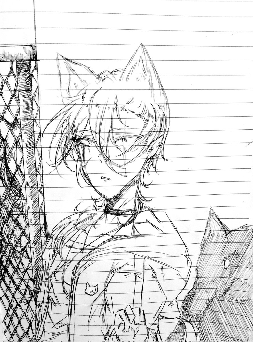 xxNoLongerHuman's tweet photo. Our dearest &amp; closest cat &amp; eurasian wolf company

🐱: @hydrangea_nekoV 
🐺: @red_wolfVT 

Kaibutsu(怪物) ft. Mizumikawa Aoi/Kurosawa Akane https://t.co/eRGSQNlOSf