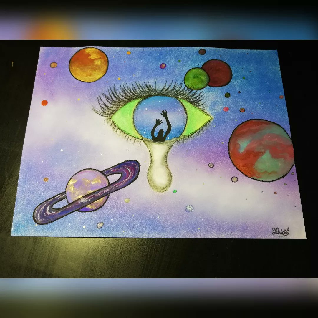 Lydia24831778's tweet photo. Die Kunst ist eine Vermittlerin des Unaussprechlichen.
#softchalkpastels #artist #myversion #artwork #frawing #hänger #colorart  #illustrationartists #chalkart #turtles #natureart #chalkpaint #fantasyart #galaxyart #universum #eyer #psychedelic #sketch #tusche #space #spaceart https://t.co/LM64ZM4ane