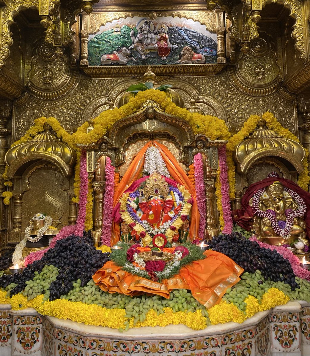 SVTMumbai's tweet photo. 🙏गणपती बाप्पा मोरया 🌺मंगलमूर्ती मोरया 🙏२१/०३/२०२२ https://t.co/U095AnIEQQ