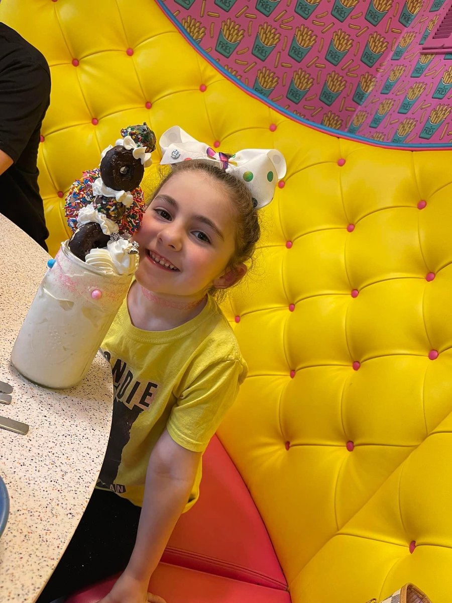 Year 6, Day 237: Poky Dot donut milkshake!