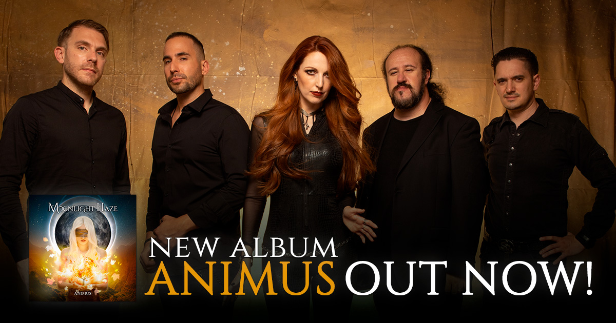 🔥 Animus is OUT NOW! 
🎧 Check it out on all digital platforms and grab your phisical copy on our store!
…nlighthazeofficialstore.bigcartel.com
✍ And of course write down your impressions and thoughts!
#moonlighthaze #animus #newalbum #scarletrecords #wardrecords #chiaratricarico #powermetal