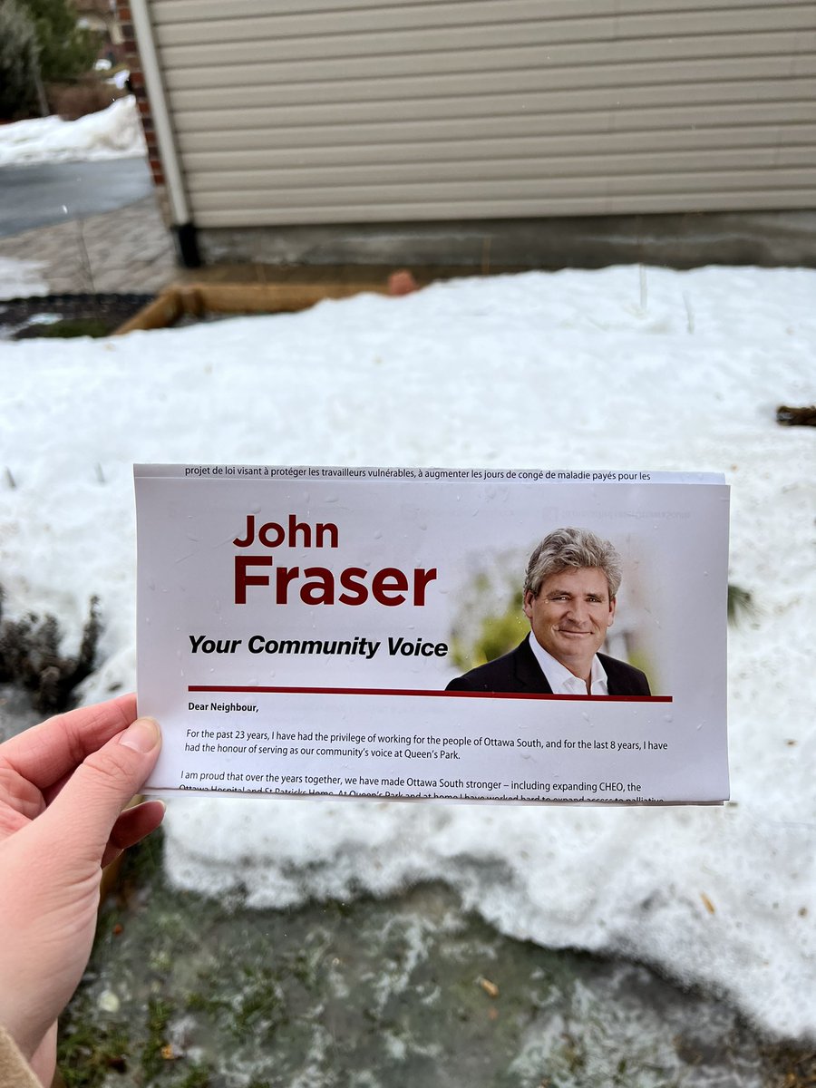 Ended the weekend with a great canvass for @JohnFraserOS in #OttawaSouth today! 

🗳 74 days until the provincial election and every door counts! #onpoli