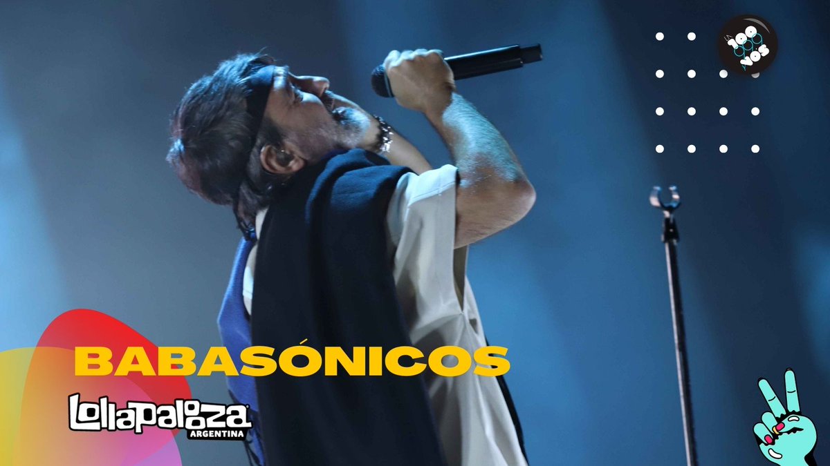 la100fm's tweet photo. 🙌 @babasonicos la está rompiendo en el #MainStage2 🤘🎶
Noche de @lollapaloozaar que no para 🎉

#LollapaloozaArgentina #LollaEsUn100 https://t.co/ekn3TFtmYA