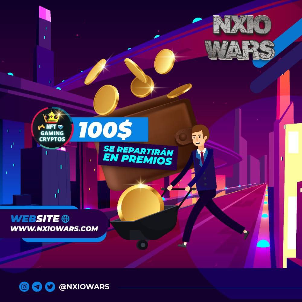 NftGamingCripto's tweet photo. 👀‼️ Nuevo sorteo ‼️👀
#NxioWars 🤜🤛 #NftGamingCryptos

💵100 $BUSD
🏆20 #Ganadores

👇Para participar👇

1⃣ Like y RT✅
2⃣ Seguir:
@nxiowars &amp; @NftGamingCripto ✅
3⃣ Menciona a 3 amigos✅
4⃣ Únete a su comunidad de #Telegram:
https://t.co/CJ7c8Xll1f

#NFTGiveaways #nftAirdrops https://t.co/vbtHMCsde1