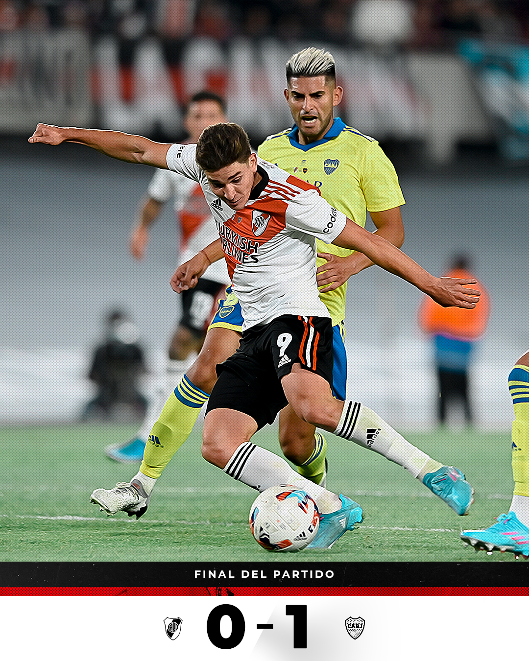 River Plate on Twitter "🔚 Final del partido River 0 Boca 1. 