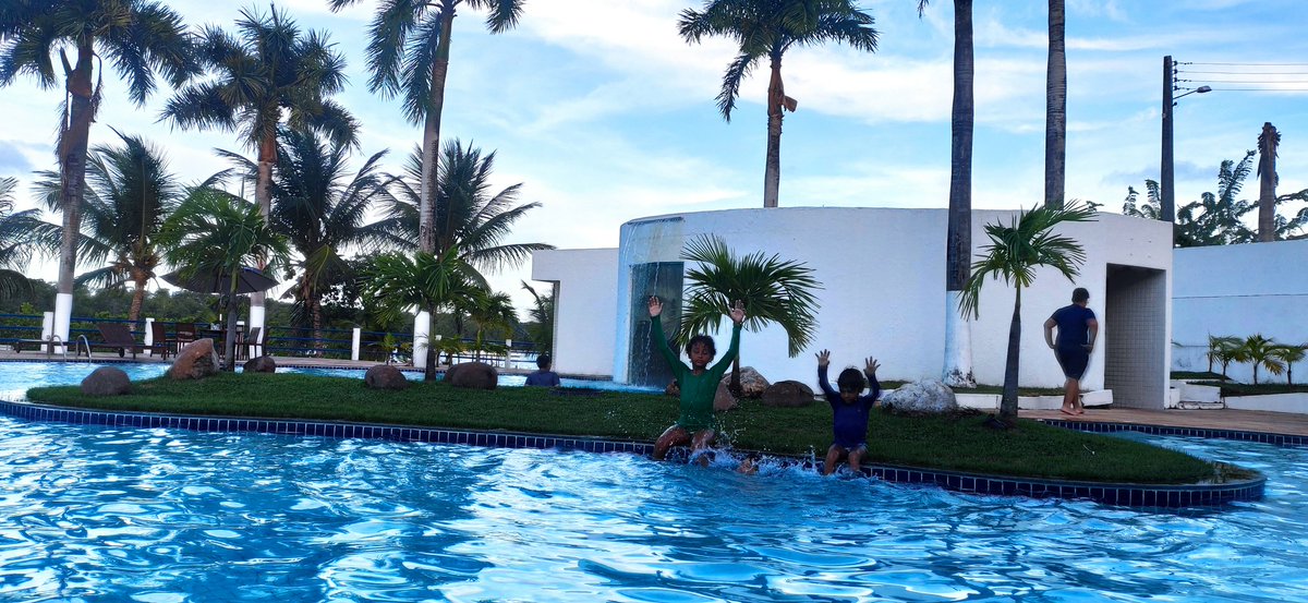 Uma palhinha do descanso merecido!