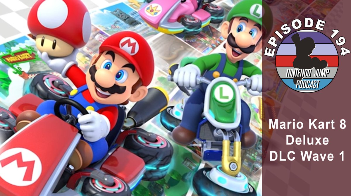 NintendoJump's tweet image. Episode 194 is up! This week we discuss the first wave of DLC tracks for Mario Kart 8 Deluxe as we play them! Check it out at the link below or your favorite #podcast app!

bit.ly/36xnxnU

#Nintendo #NintendoSwitch #MarioKart #DLC