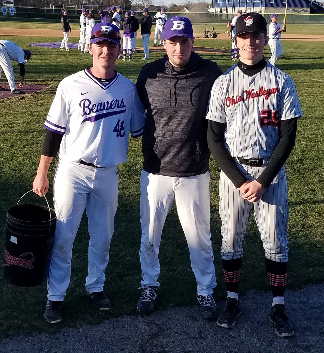 Beautiful afternoon for ⚾️. 3 former #UCJarheads still enjoying the game they ❤. Proud dad/coach.
<a href="/drloukramer/">Lou Kramer</a> <a href="/Dom_Smith2026/">Dominic Smith</a> <a href="/LaneCasey17/">Lane Casey</a> @EMoore0207